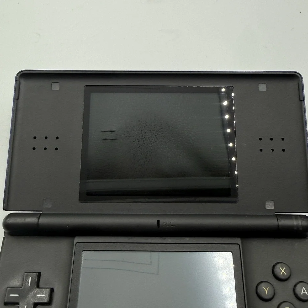 Nintendo DS Lite Cobalt Blue Console Bundle 5 Games Charger Carrying Case